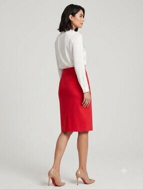 Banana Republic Red Pencil Skirt - Size 0